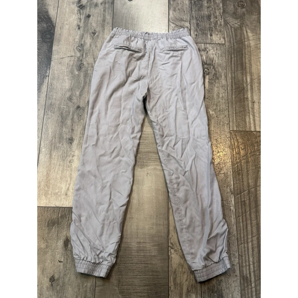 GAP KIDS CASUAL PANTS XXL 14-15 FAUX FLY TWO POCKETS ELASTIC AT CUFF TIE EUC
